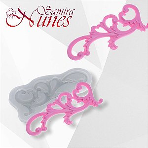 Molde de Silicone Arabesco Ghanzi Flexarte - 008