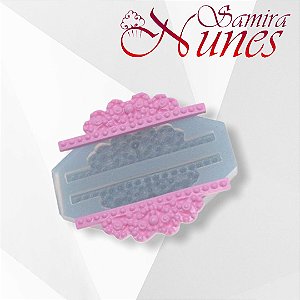 Molde de Silicone Dupla Coroa Flexarte