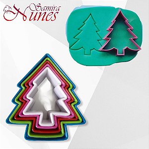 Cortador Árvore de Natal 5 Peças