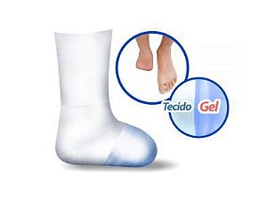 Meia felpuda com gel para amputação de pé - ortho pauher – ref.: sg710