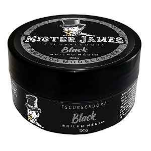 Pomada Modeladora Black (Escurecedora) Mister James 150g