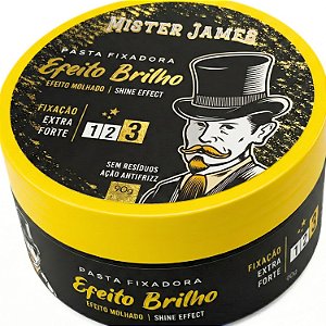 Pomada Modeladora Efeito Brilho Mister James 90g
