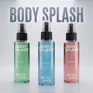 Kit 3 Body Splashes Masculino - ATMOS, INSTINTO e ÁPICE - 100ml