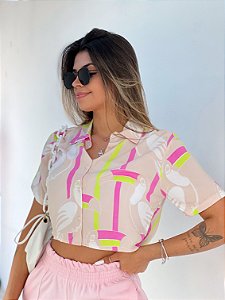 Cropped Milly Estampa Tucano