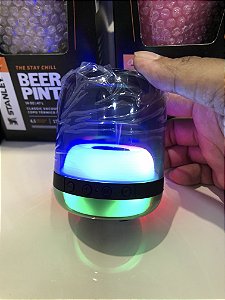 Mini caixinha de som com LED