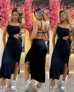 Vestido Lorraine Preto