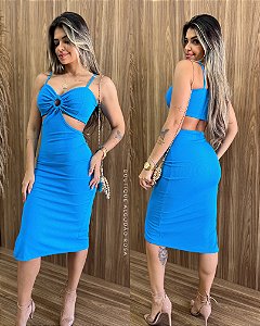 Vestido Beatriz Azul