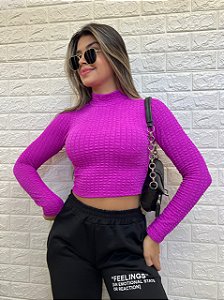 Cropped Manga Longa