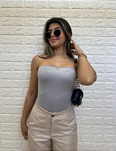 Body Tomara que caia Cirrê cinza