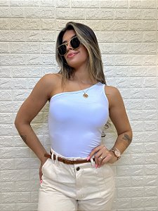 Body Alça Única Branco