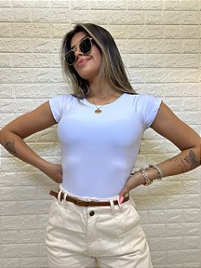 Body Manguinha Branco