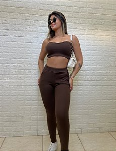 Conjunto Rebeca Marrom