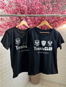 T-shirt Tennis Club Preta