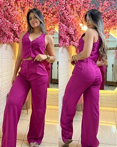 Conjunto Lana Fúcsia