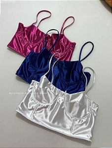 Cropped Naira Azul