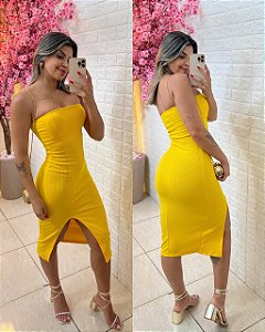 Vestido Cecília Amarelo