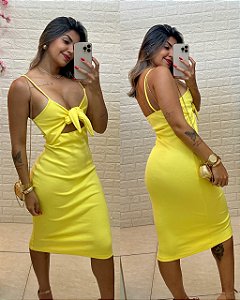 Vestido Laço Amarelo