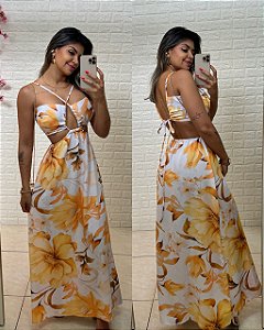 Vestido Micaele Amarelo