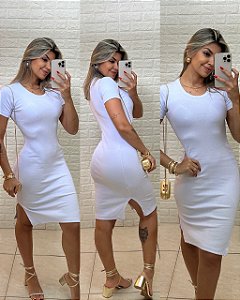 Vestido Manguinha Branco