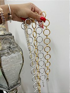 Cinto Argola Dourado