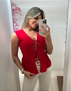 Blusa Santini Vermelha