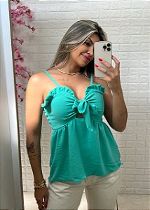 Blusa Laço Verde