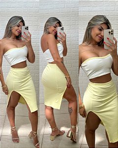 Conjunto Yarla Duo Amarelo