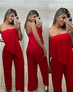 Macacão Verona Vermelho