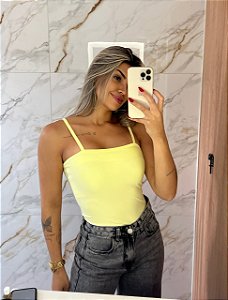 Body Reto Amarelo