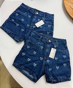 Short Jeans Corações Melinda