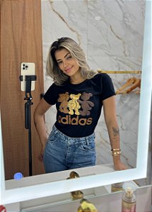 T-shirt Ursinhos Preta
