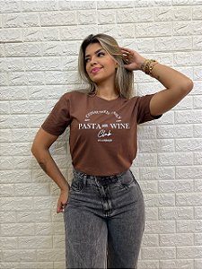 T-shirt Pasta and Wine