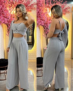 Conjunto Mirabel Cinza