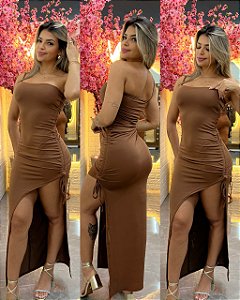Vestido Marjorie Marrom