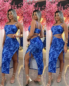 Vestido Emília Azul