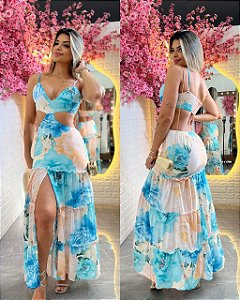 Vestido Brenda Azul