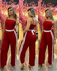 Macacão Colegial Vermelho