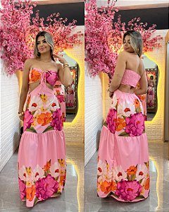 Vestido Antonela Rosa