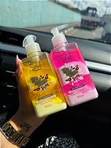 Gel hidratante Babasoul Algodão Doce Amarelo