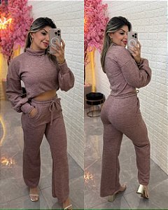 Conjunto Amanda Rosa
