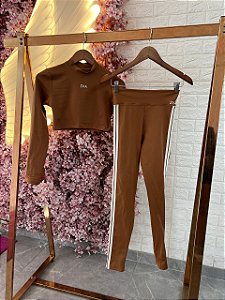 Conjunto Calça SVA Marrom