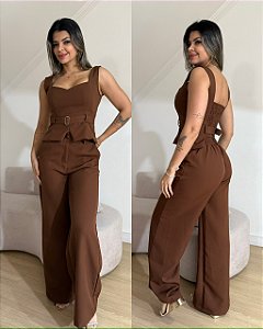 Conjunto Maísa Marrom