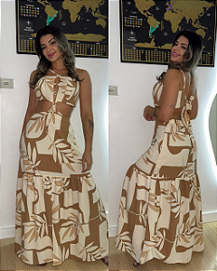 Vestido Sandy Bege
