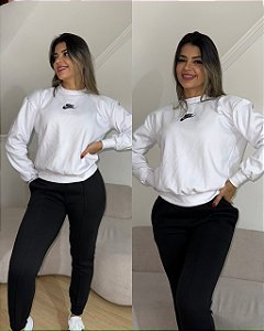 MOLETOM NINA BRANCO