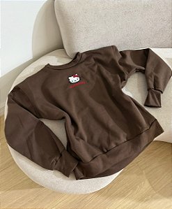 MOLETOM Hello Kitty Marrom