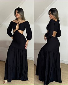 Vestido Sônia Preto