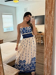 Vestido Hawai Azul