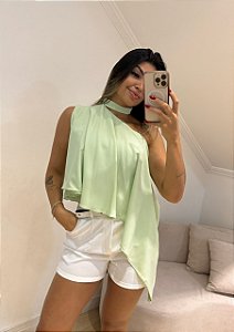 Blusa Melina Verde Pastel