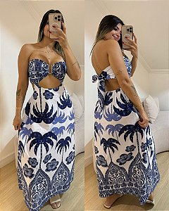 Vestido Amélia Azul