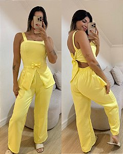 Macacão Whitney Amarelo